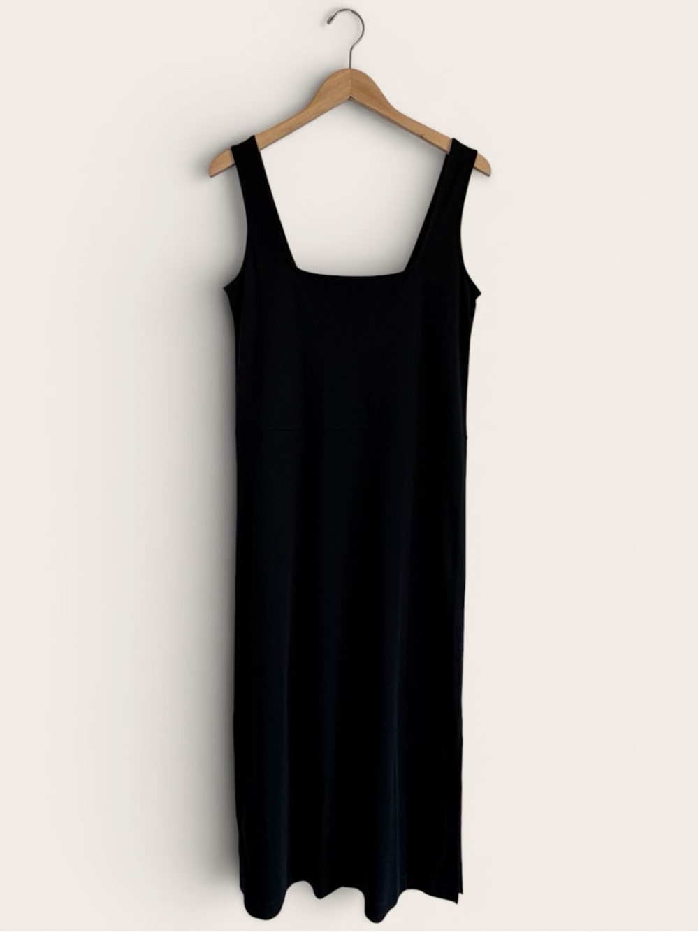 NEW Vince Pima Cotton Sleeveless Square-Neck Midi Maxi Dress Women’s Size Small